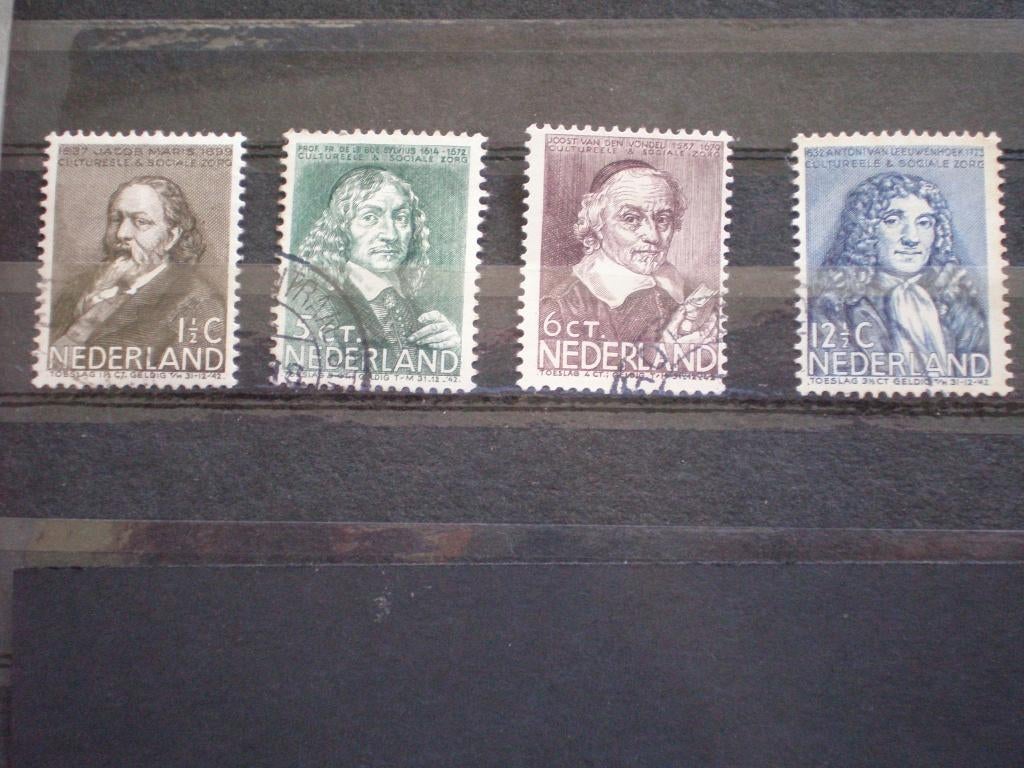 nederland nvph 296-299 gebruikt ( S 686)..€ 0,60, Postzegels en Munten, Postzegels | Nederland, Verzenden