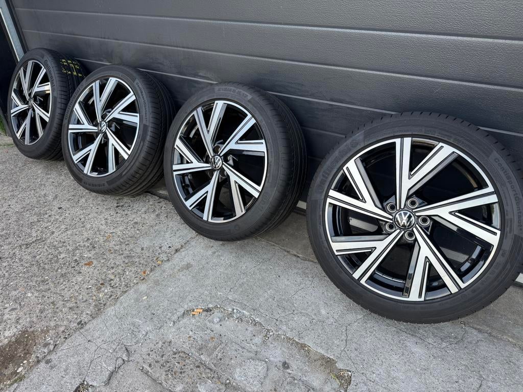 Originele Volkswagen Polo 2G Bergamo R-Line velgen 17 inch, Banden en Velgen, 17 inch, Ophalen of Verzenden, Personenwagen