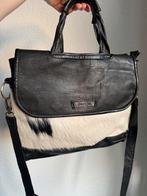 Vintage Y2K koeienprint leren tas, Vintage, Schoudertasje, Vintage, Ophalen of Verzenden
