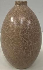 🪻Vintage: Keramieken mozaïek vaas - Ei-vormig🏷️€20,-, Overige kleuren, Aardewerk of Porselein, Ophalen of Verzenden, Zo goed als nieuw