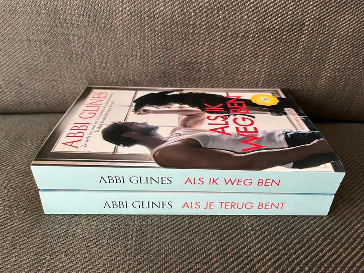 Abbi Glines - Als ik weg ben + Als je terug bent., Boeken, Romans, Zo goed als nieuw, Ophalen of Verzenden