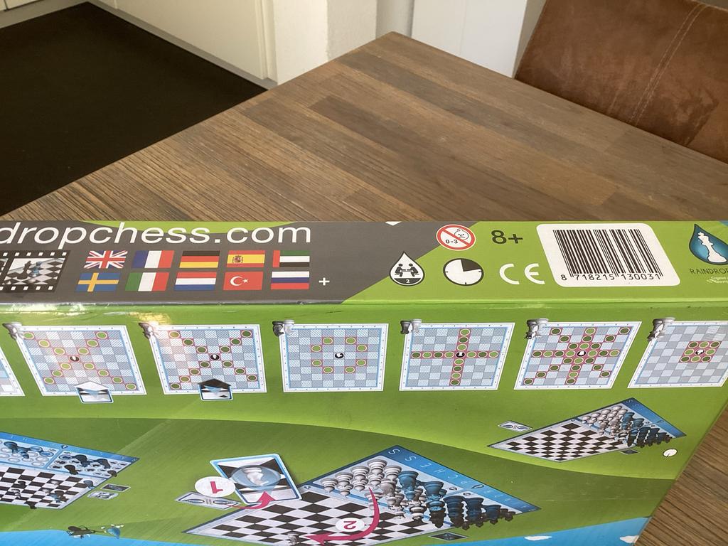 Raindropchess: Uniek schaakspel, Hobby en Vrije tijd, Gezelschapsspellen | Bordspellen, Nieuw, Drie of vier spelers, Ophalen of Verzenden