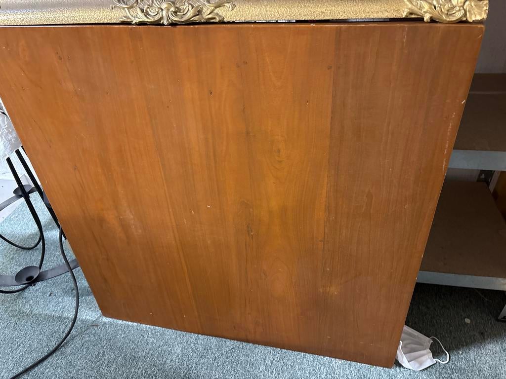 Stijlvolle houten salontafel, Ophalen, Gebruikt, 50 tot 100 cm, Minder dan 50 cm