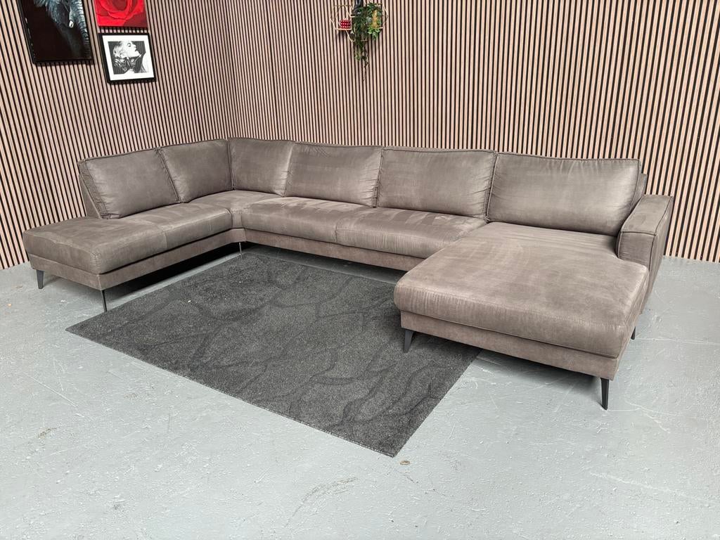 GRATIS LEVERING Haco Belfast U-Bank 380x210x165 GEREINIGD, Huis en Inrichting, Banken | Bankstellen, Hoekbank, 300 cm of meer