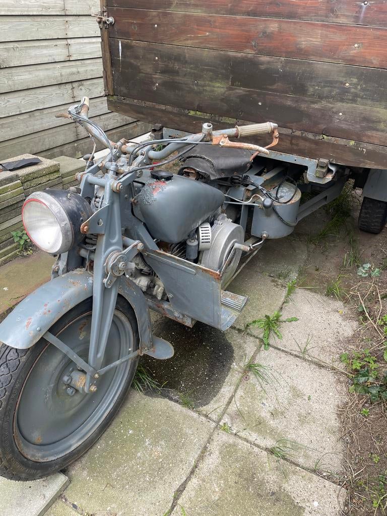 Moto Guzzi Ercole 500cc - Klassieke Transportmotor