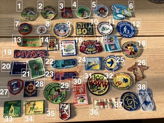 Scouting Badges / insignes, Verzamelen, Scouting, Zo goed als nieuw, Embleem, Speld of Insigne, Ophalen of Verzenden