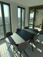 Mobitec Eclipse eettafel 240x110 zwart eikenhout, Ophalen, 100 tot 150 cm, Eikenhout, 200 cm of meer