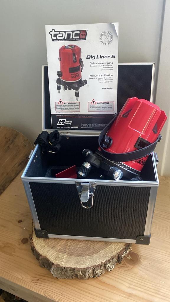 Tanc Big Liner 5 Laserwaterpas - Nieuw in Koffer, Ophalen of Verzenden, Nieuw