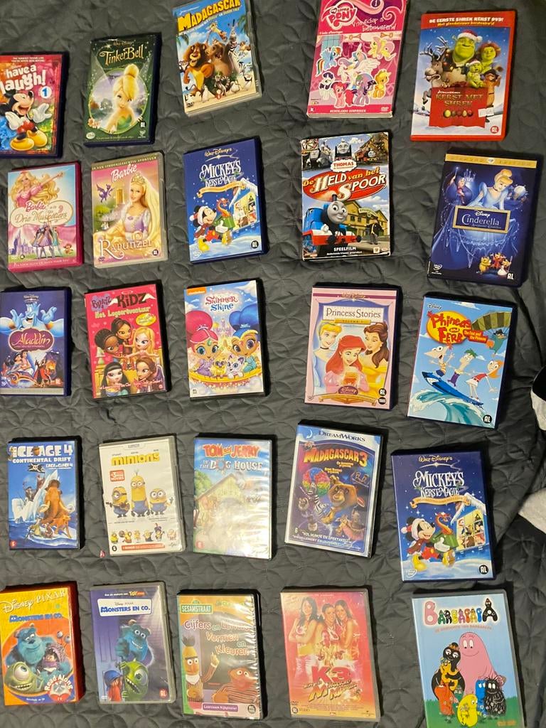 tekenfilms op dvd, Ophalen, Gebruikt
