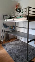 Hoogslaper 90x200 met bureau, Ophalen, Gebruikt, Eenpersoons, 200 cm