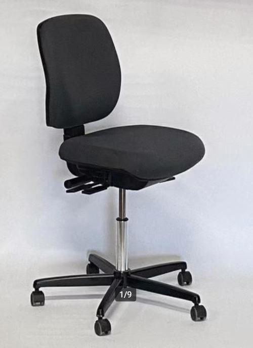 Dauphin Baliestoel, Huis en Inrichting, Bureaustoelen, Gebruikt, Bureaustoel, Zwart, Ophalen of Verzenden