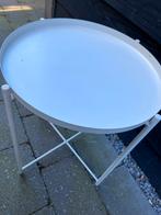 Ikea Gladom bijzettafeltje creme 2 stuks, Huis en Inrichting, Ophalen, Rond, Minder dan 55 cm, 45 tot 60 cm