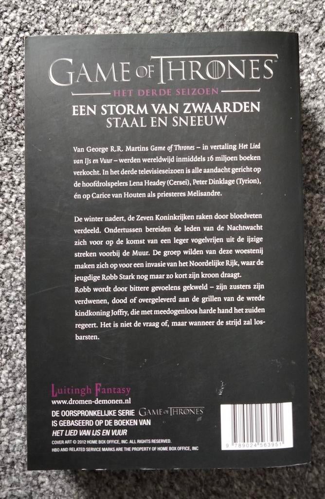 Game of Thrones: Een Storm van Zwaarden, Boeken, Ophalen of Verzenden