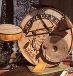 Blikken Hercules one man band drumstel uit 1930, Ophalen of Verzenden