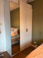 Witte paxkast 150x236 cm met spiegeldeur, Huis en Inrichting, Kasten | Kledingkasten, Ophalen, Gebruikt, 200 cm of meer, 150 tot 200 cm