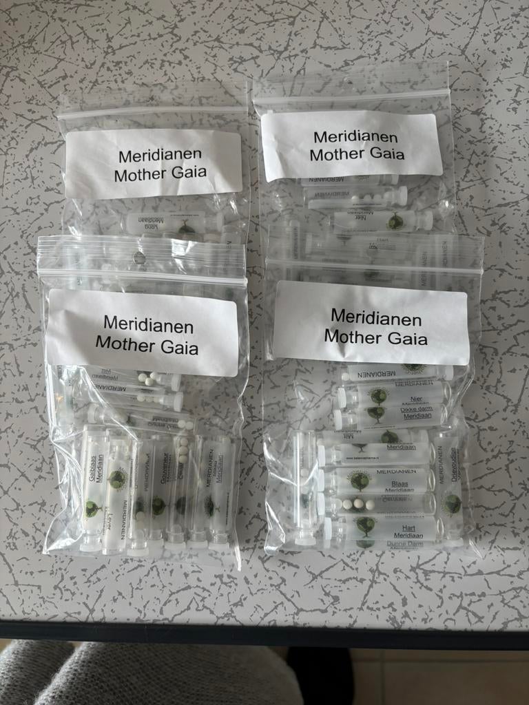 Mother Gaia testset meridianenlijn ( lisse buisjes), Ophalen of Verzenden, Nieuw