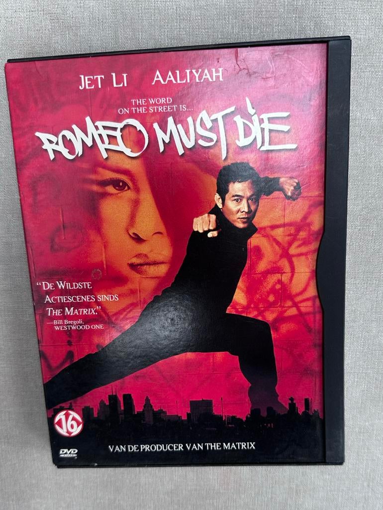 DVD Romeo Must Die met Jet Li en Aaliyah, Vanaf 16 jaar, Ophalen of Verzenden, Gebruikt, Drama