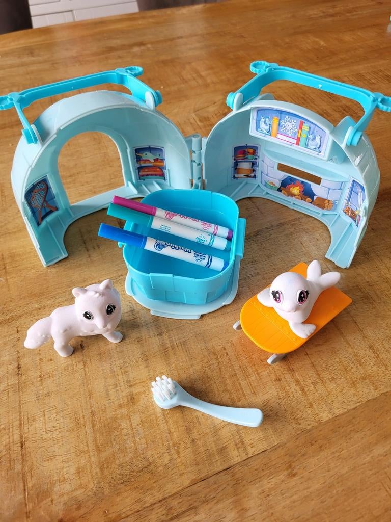 Crayola Washimals Arctic Adventure - Iglo Speelset, Ophalen of Verzenden, Gebruikt, Jongen of Meisje