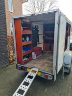 Dichte aanhanger Verdonk met rolluik en inrichting, Auto diversen, Aanhangers en Bagagewagens, Ophalen of Verzenden, Gebruikt