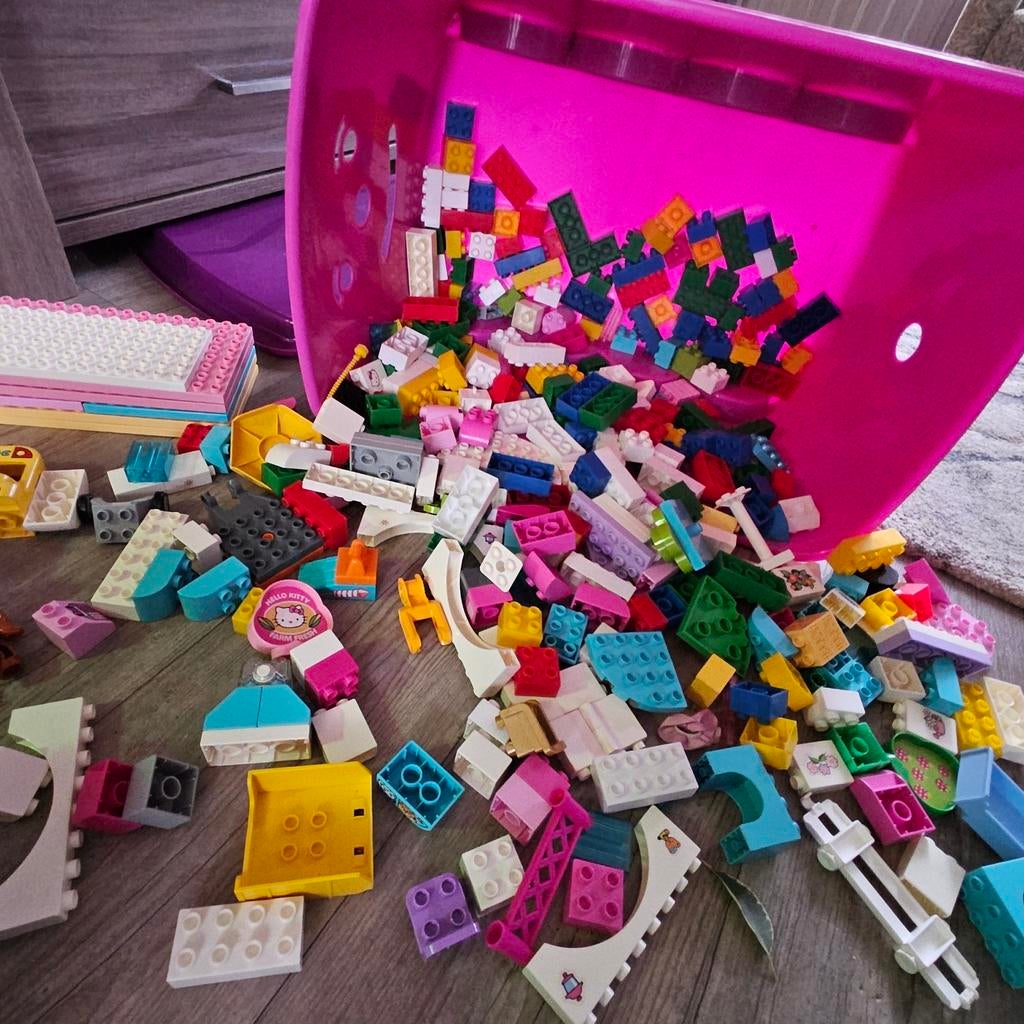 Grote bak met duplo, nu 15 euro, Kinderen en Baby's, Speelgoed | Duplo en Lego, Ophalen, Duplo