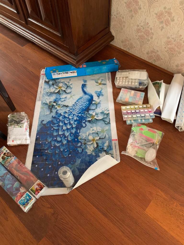 Diamantpainting, Hobby en Vrije tijd, Ophalen, Zo goed als nieuw