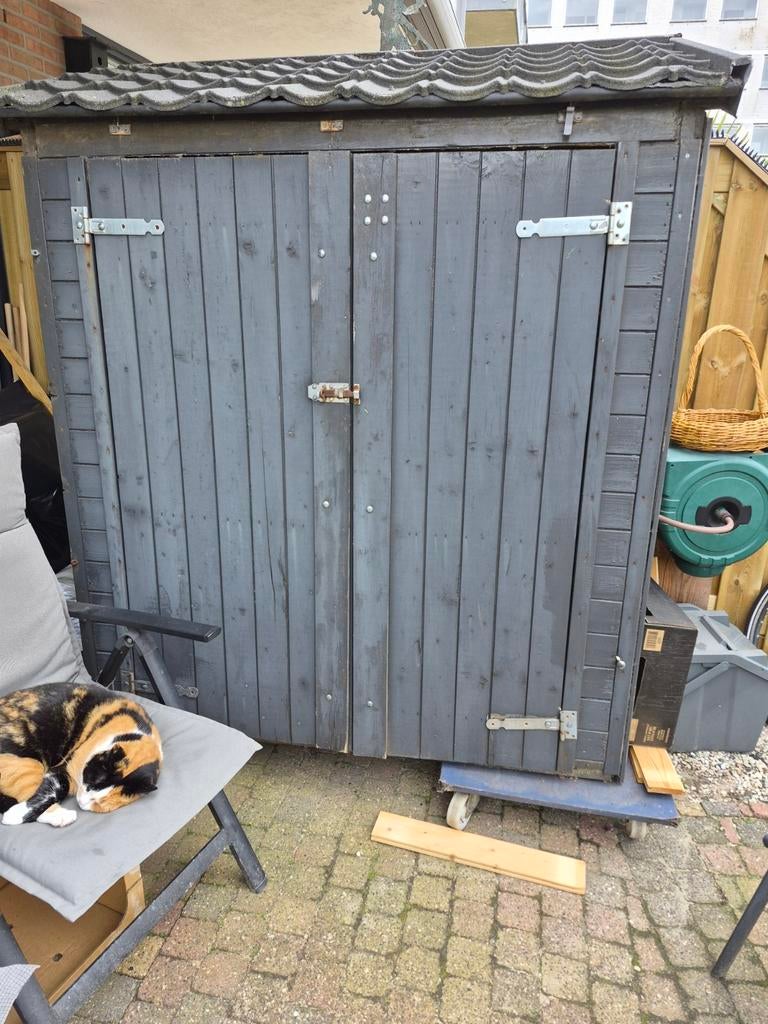 Houten tuinkast 150x60x180 cm - Ideaal voor opslag, Tuin en Terras, Bergingen en Tuinkasten, Ophalen of Verzenden