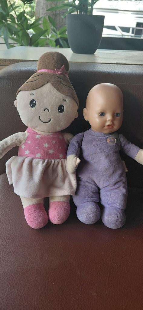 Popjes, baby born popje en stoffenpopje, Ophalen of Verzenden, Babypop