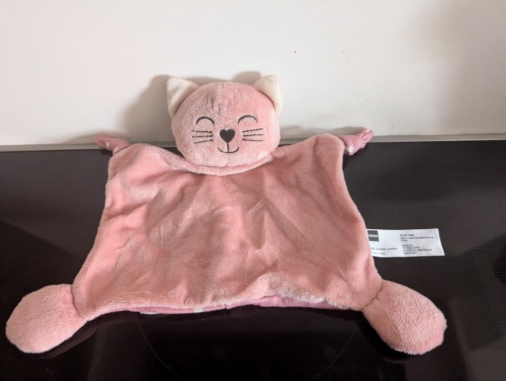 Knuffeldoek poes Hema, Ophalen of Verzenden, Nieuw, Klein (minder dan 20 cm), Hema