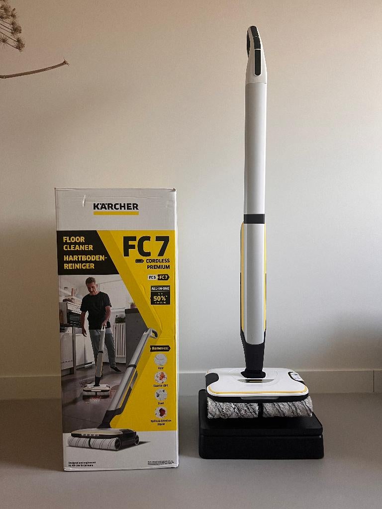 Kärcher Floor Cleaner FC 7 Premium elektrische dweil, Ophalen, Mop of Dweil