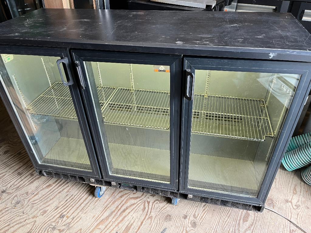 Gamko 3 deurs glasdeur koeling, Witgoed en Apparatuur, Thuistaps, Gebruikt, Gamko, Ophalen, Overige merken