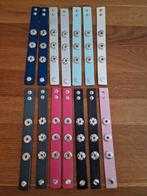 NIEUW Drukknop armbanden div kleuren, Ophalen, Nieuw, Overige kleuren
