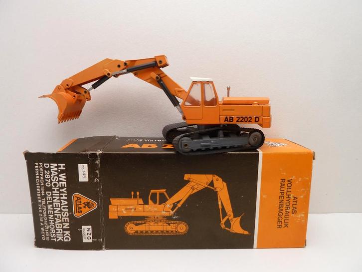 Atlas  AB2202 D  rupskraan '' NZG '', Hobby en Vrije tijd, Modelauto's | 1:50, Zo goed als nieuw, Bus of Vrachtwagen, Conrad, Verzenden