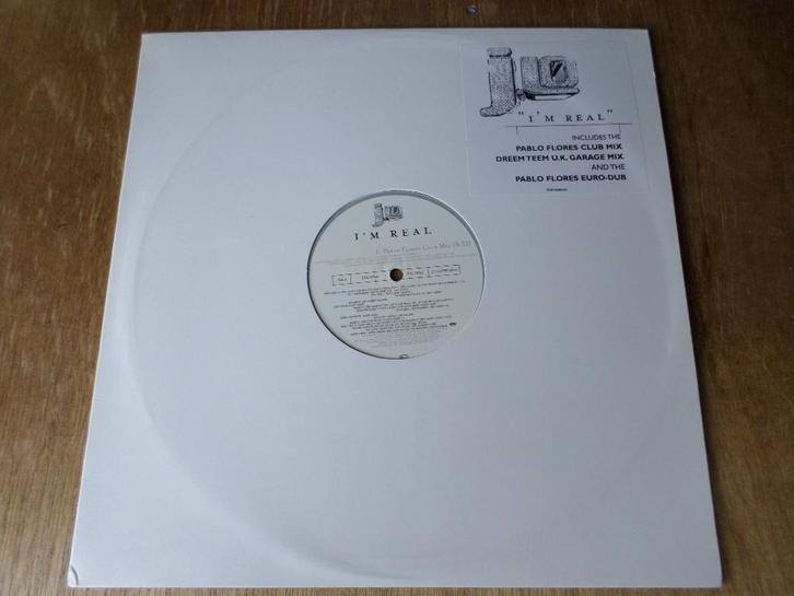 Jennifer Lopez - j.lo - I'm Real Maxisingle 3 mixes 25 min, Cd's en Dvd's, Vinyl Singles, Zo goed als nieuw, Maxi-single, Pop