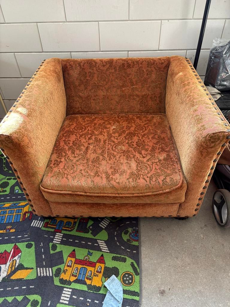 Grote Amerikaanse fauteuil, Ophalen, Gebruikt, 75 tot 100 cm, 100 tot 125 cm