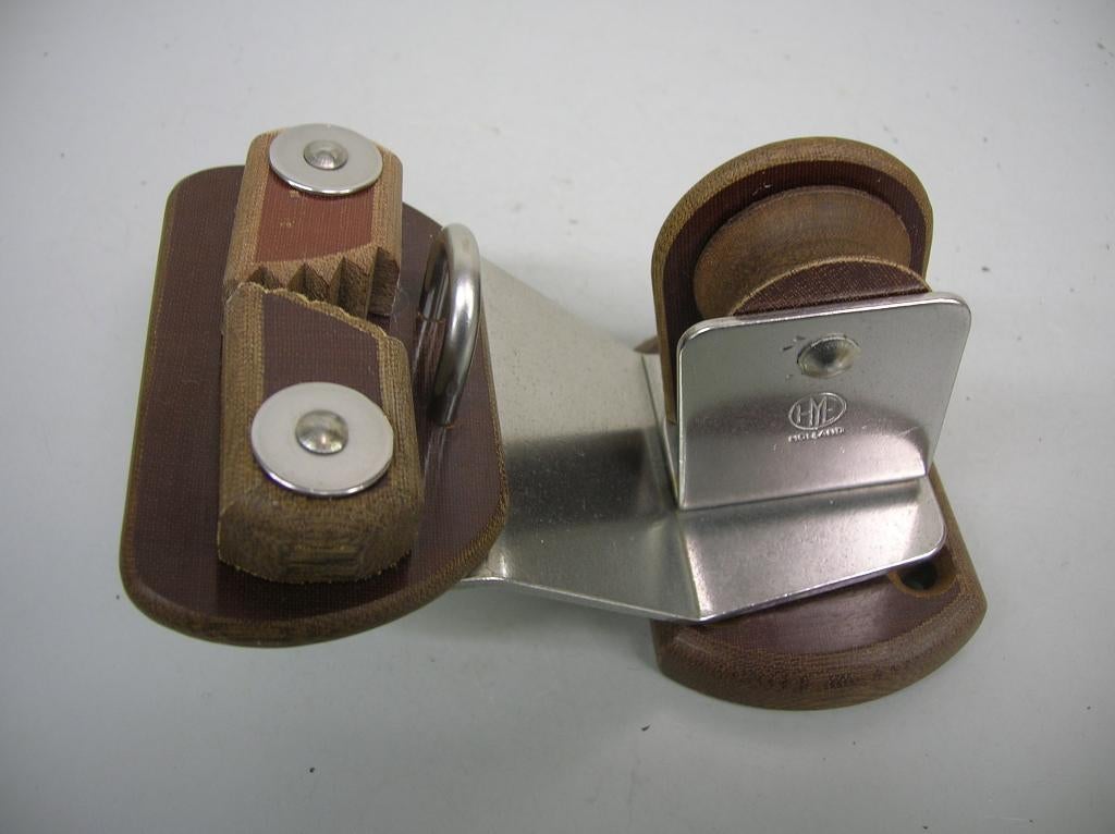 Grootschootblok klem, voetblok, 1-schijfs, tot 10 mm lijn, Watersport en Boten, Accessoires en Onderhoud, Ophalen of Verzenden