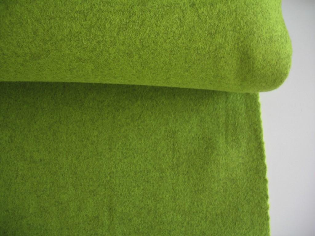 Kvadrat Divina Melange 2 931; appelgroen; 2,7 mtr meubelstof, Wol, 120 cm of meer, Ophalen of Verzenden, Groen