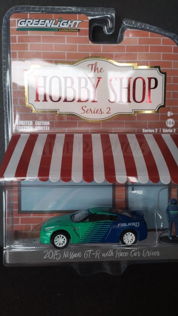 Nissan GT-R Falken Livery 1:64 Greenlight Hobby shop Pol, Auto, Verzenden, ., Nieuw