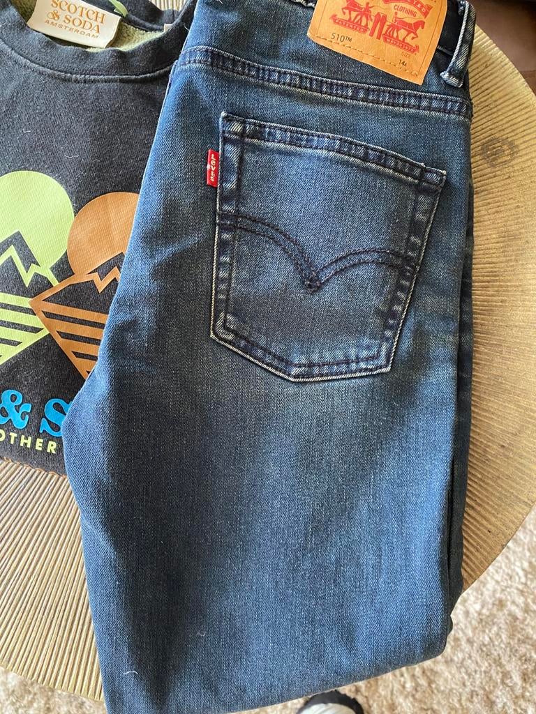Levi’s jeans 510 - blauw maat 14  164-170, Kinderen en Baby's, Kinderkleding | Maat 164, Ophalen of Verzenden, Nieuw, Jongen, Broek