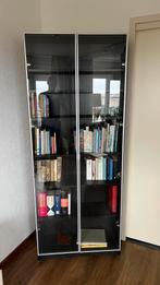 Ikea billy met deurtjes donker hout, Ophalen, 200 cm of meer, 50 tot 100 cm, Modern