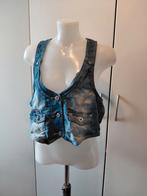 Spijker jeans gilet maat m, Kleding | Dames, Maat 38/40 (M), Blauw, Ophalen of Verzenden, Zo goed als nieuw