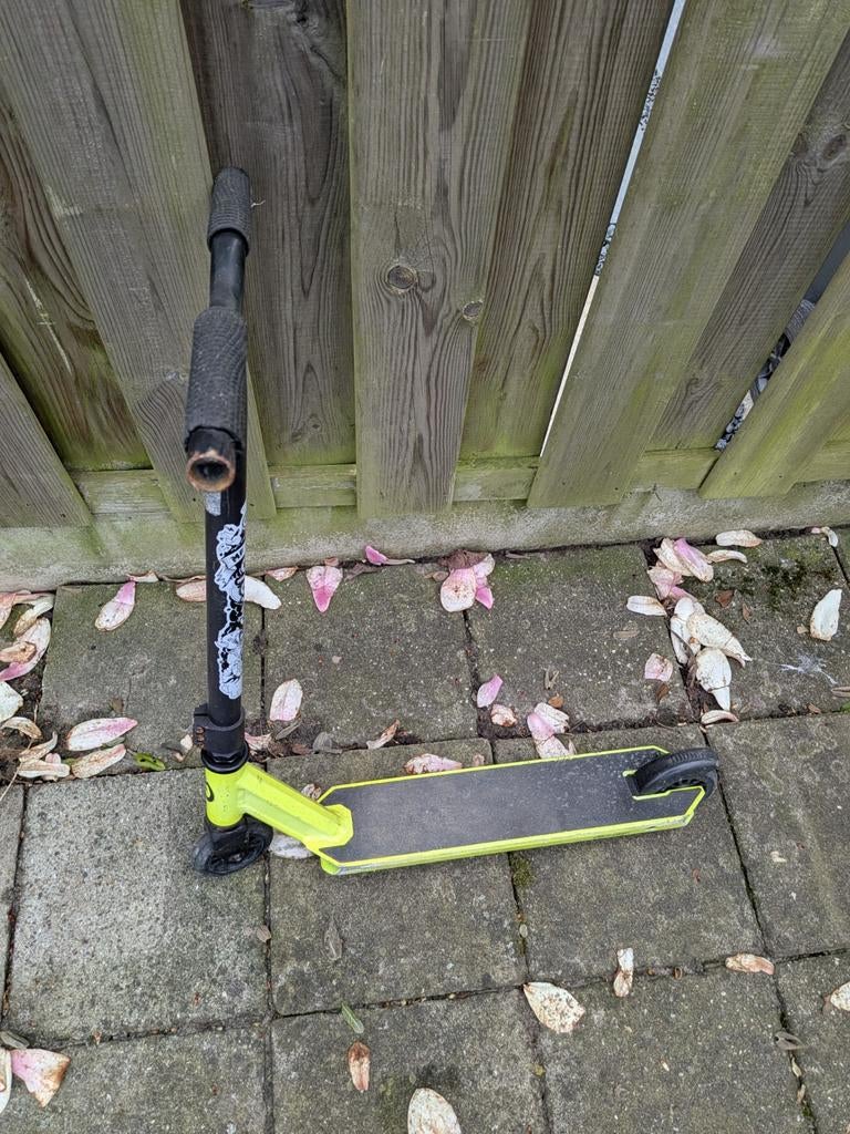 Gele Oxelo stunt step, Fietsen en Brommers, Steps, Ophalen, Gebruikt, Gewone step