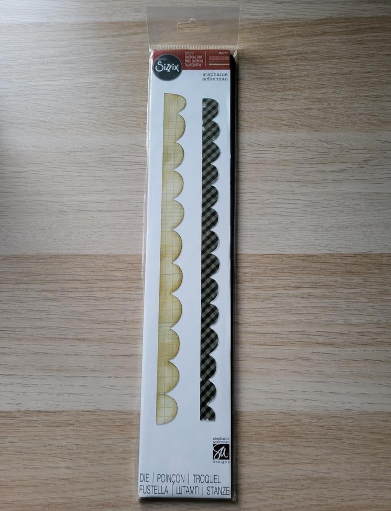 Sizzix Sizzlits Decorative Strip Scallops #2 #660270, Verzenden, Nieuw, Frame of Mal, Sizzix