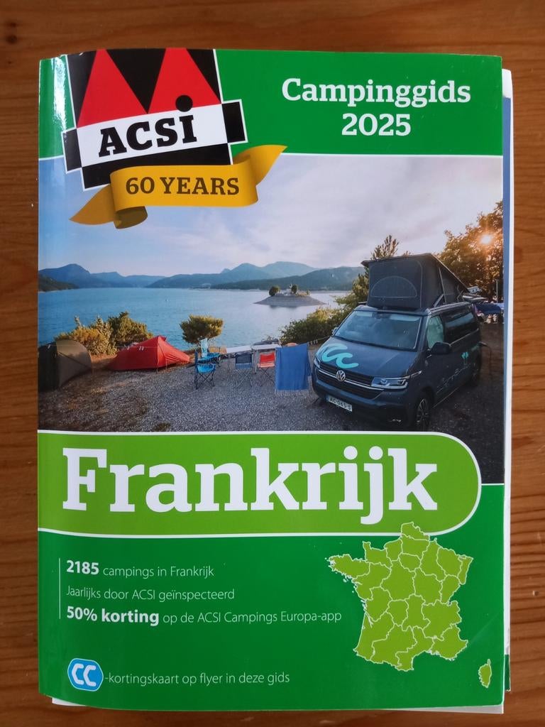 ACSI Campinggids Frankrijk 2025, Overige merken, ACSI, Europa, Ophalen of Verzenden
