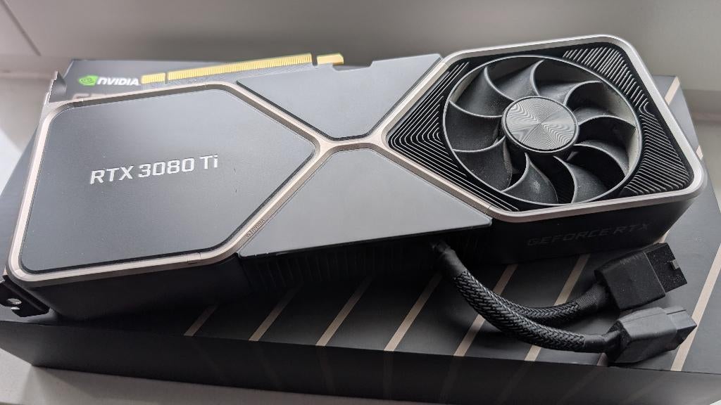 Nvidia GeForce RTX 3080 Ti Founders Edition, Computers en Software, Videokaarten, Gebruikt, GDDR6, PCI-Express 4, Ophalen of Verzenden