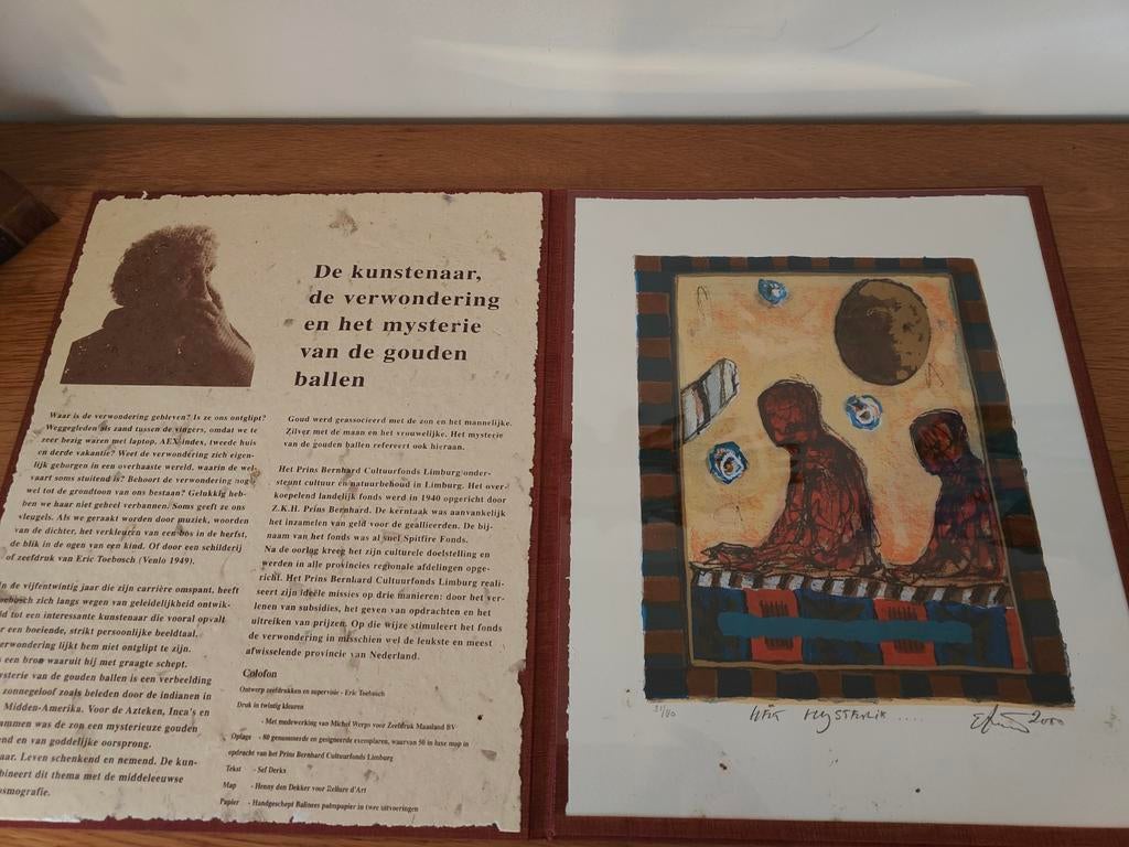 Zeefdruk Eric Toebosch 31/80, Ophalen of Verzenden