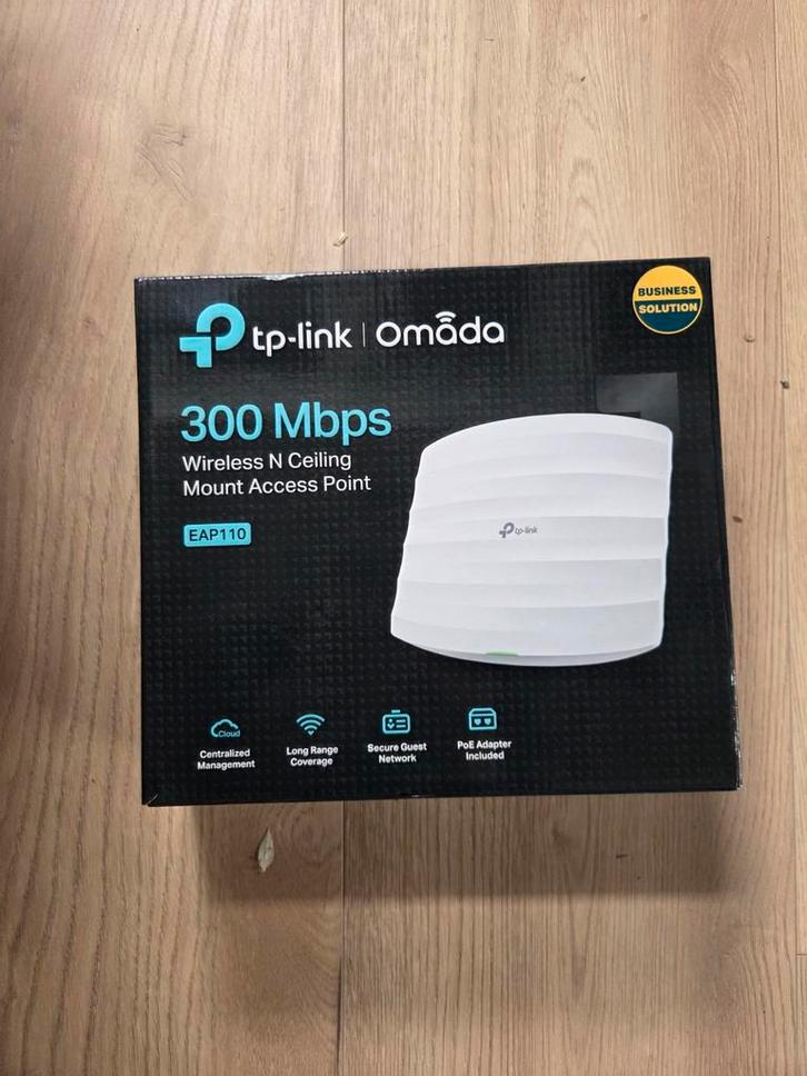 TP-Link Omada EAP110 300 Mbps, Computers en Software, Accesspoints, Nieuw, Ophalen of Verzenden