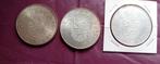 3 zilveren 10 gulden munten, Ophalen of Verzenden, Koningin Juliana, 10 gulden