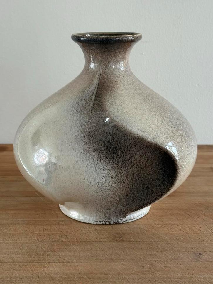 Vintage studio-aardewerk vaas, organische vorm, Antiek en Kunst, Antiek | Vazen, Ophalen
