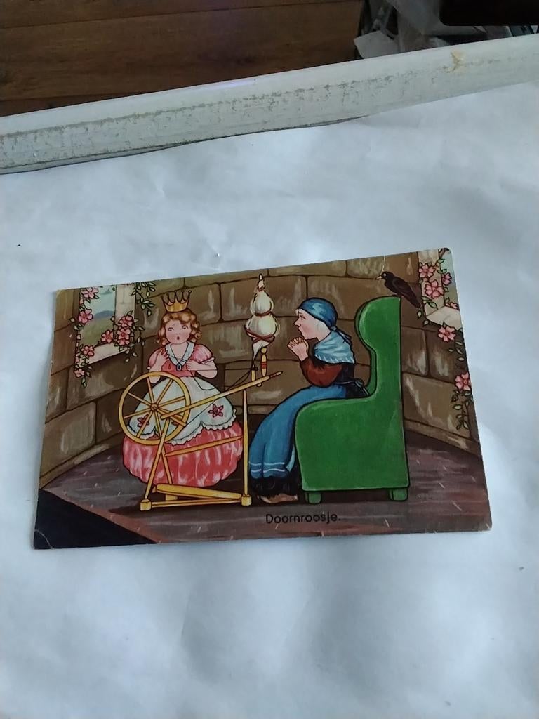 DOORNROOSJE. BIJ SPINNEWIEL, Ophalen of Verzenden, Voor 1920, Sterren en Beroemdheden