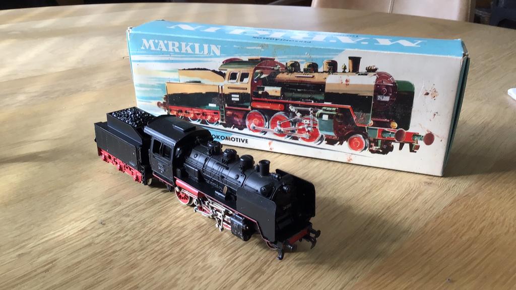 Zgan. Mooie trein van Marklin 3003  in ovp, Wisselstroom, Treinset, Ophalen of Verzenden, Zo goed als nieuw